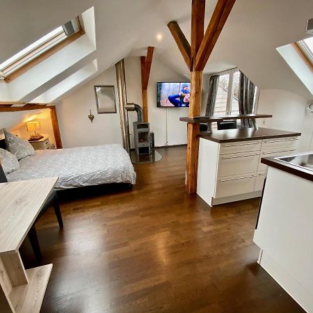 Apartamento Wohnen über den Dächern von Ravensburg, stadtnah, Kamin, Klima Exterior foto