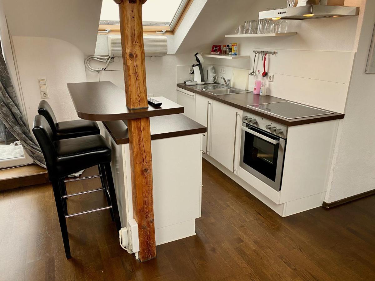 Apartamento Wohnen über den Dächern von Ravensburg, stadtnah, Kamin, Klima Exterior foto